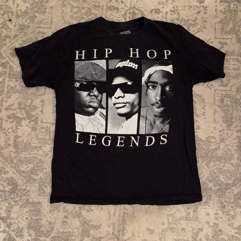 Black Hip Hop Legends Graphic Tee
